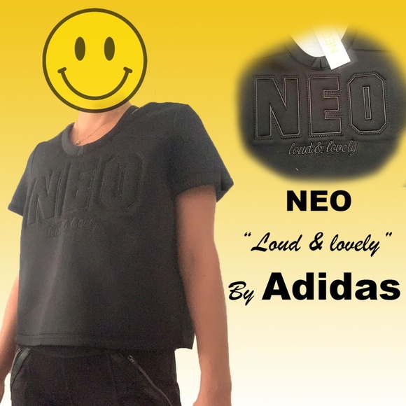 Brand new Adidas NEO thick short sleeve sweatshirt